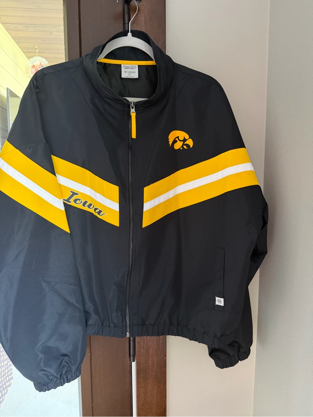 University of Iowa Black & Gold Varsity Jacket